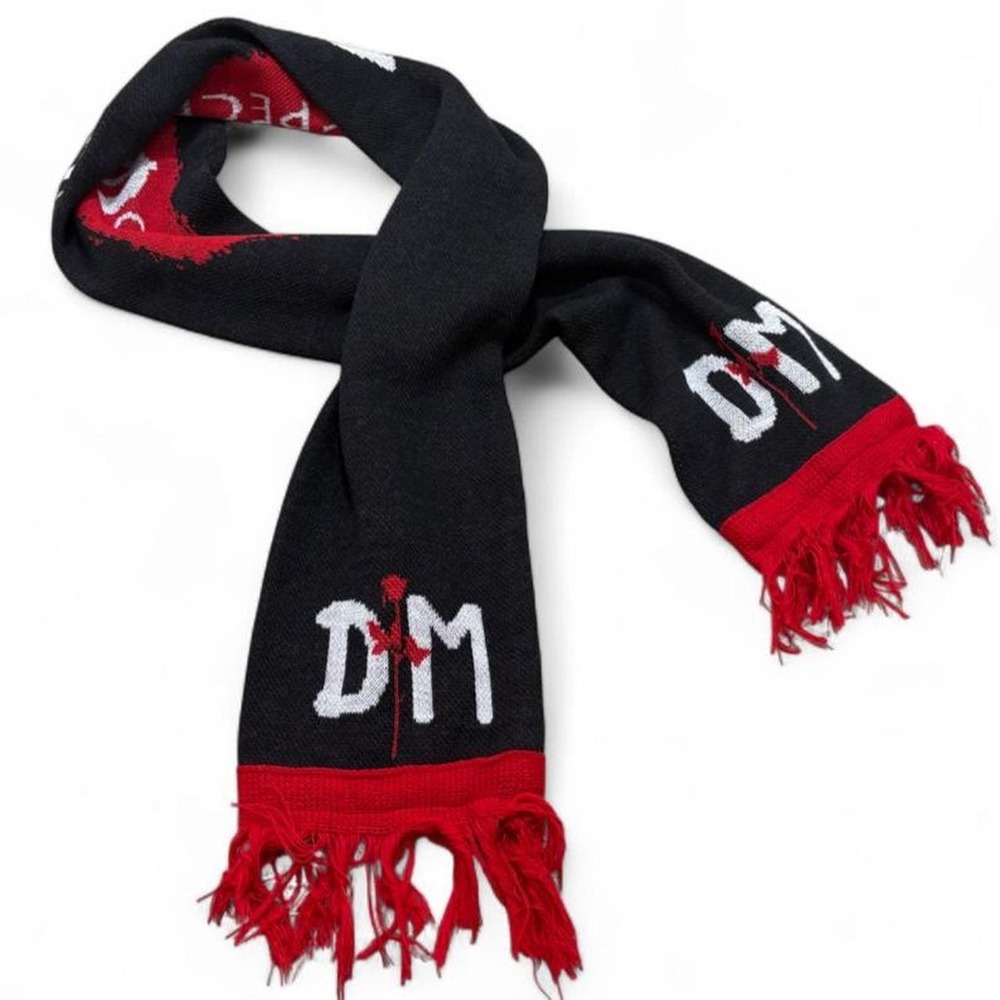 Depeche Mode Scarf DoubleSide Knit Band Y2K Style Soccer Violator/SOFOD Inspire